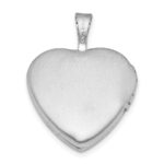 Sterling Silver Rh-plated YOU ARE MY SUNSHINE 16mm Heart Locket - Image 3
