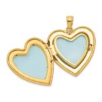 1/20 14K Gold Filled Grandma 23mm Enameled Family Heart Locket - Image 5