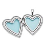 Sterling Silver RH-plated FOREVER 20mm/12mm Locket/Pendant Set - Image 4