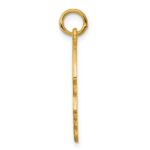 Sterling Silver GP Engraveable Boy Polished Disc Charm - Image 2