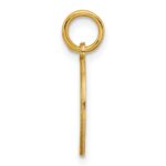 Sterling Silver GP Engraveable Round Polished Disc Charm - Image 2