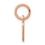 Sterling Silver RG Plated Engraveable Heart Polished Front/Satin Back Disc - Image 2