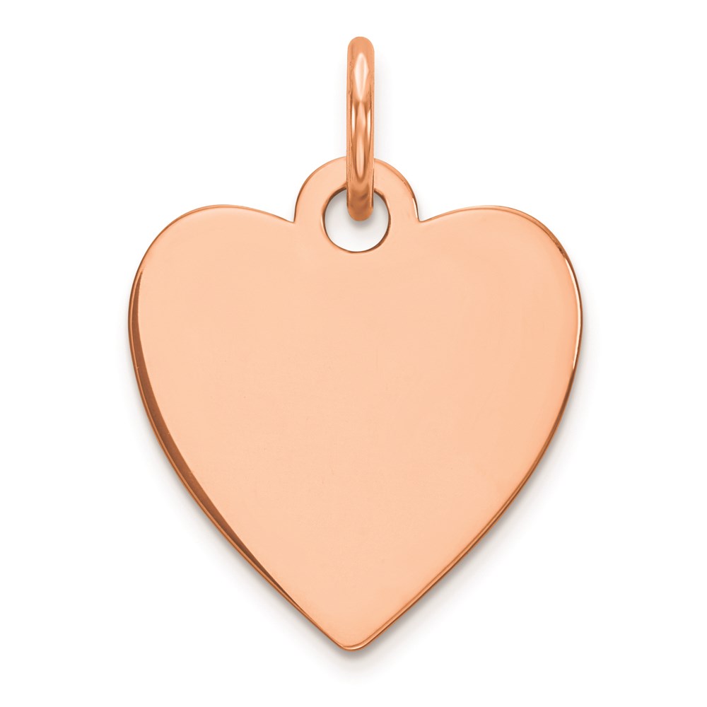 QM390R-1.jpg Sterling Silver RG Plated Engraveable Heart Polished Front/Satin Back Disc - Image 1