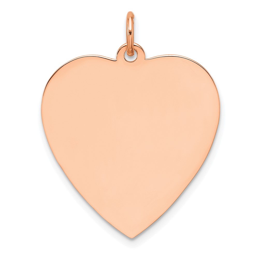 QM548R-2.jpg Sterling Silver RG Plated Engraveable Heart Polished Front/Satin Back Disc - Image 1