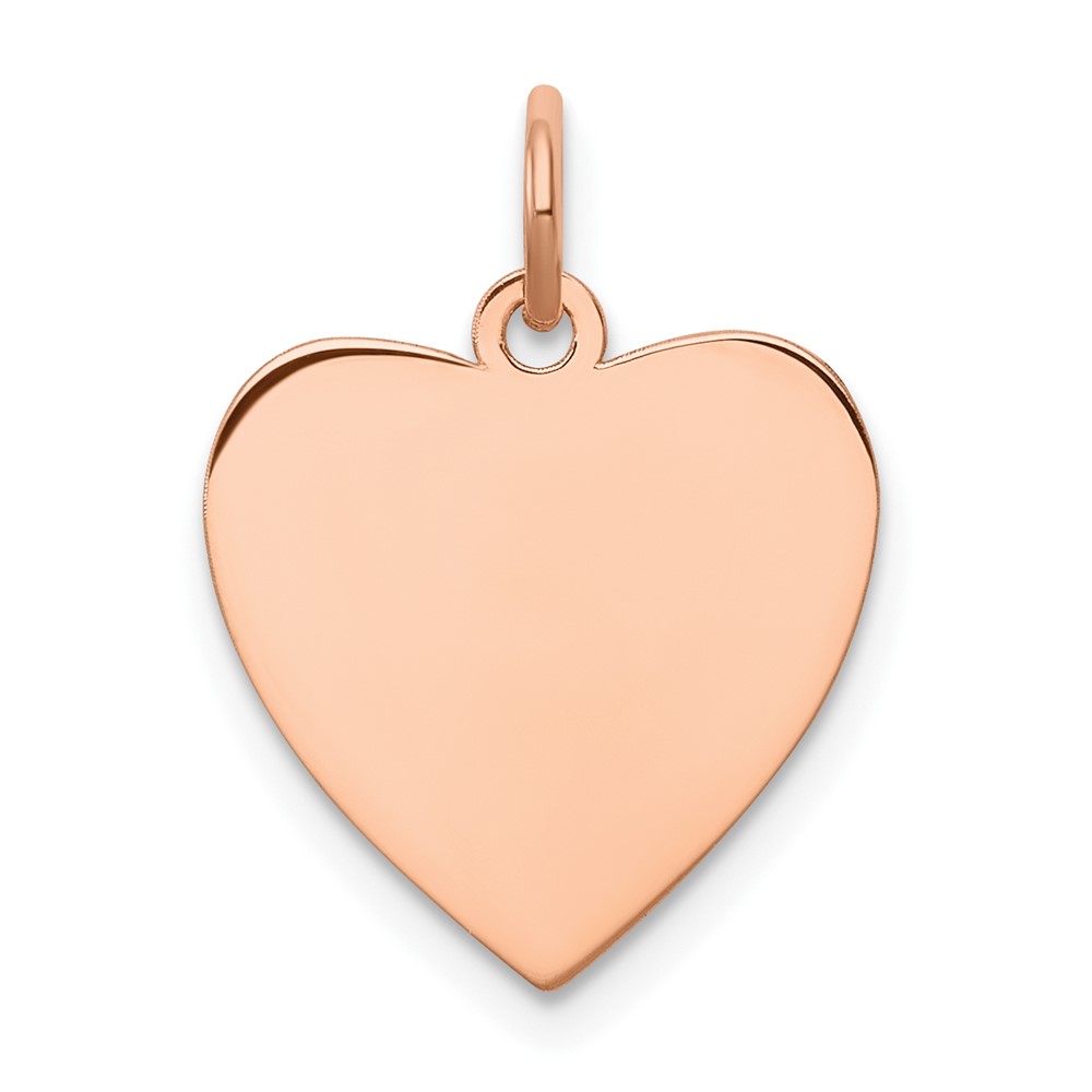 QM570R.jpg Sterling Silver RG Plated Engraveable Heart Polished Front/Satin Back Disc - Image 1