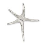 Sterling Silver Rhodium-plated Starfish Pendant - Image 4
