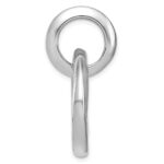 Sterling Silver Rhodium-plated Diamond accent Multi Circular Pendant - Image 2