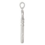Sterling Silver Polished Key Pendant - Image 2