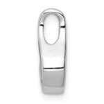 Sterling Silver Rhodium Plated CZ Pendant - Image 2