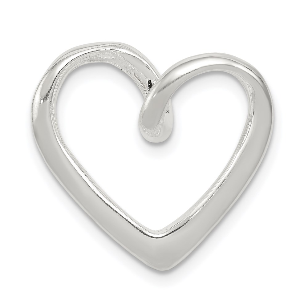 QP2786.jpg Sterling Silver Heart Pendant - Image 1