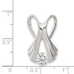 Sterling Silver CZ Slide - Image 3
