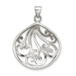 Sterling Silver Swirl Pendant - Image 4