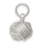 Sterling Silver Love Knot Small Pendant - Image 2