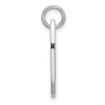 Sterling Silver Rhodium-plated Polished Blue Enamel Turtle Surfboard Pendant - Image 2