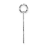 Sterling Silver/Rhodium-plated Satin Number 23 Charm - Image 2
