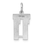Sterling Silver/Rhodium-plated Polished Number 11 Charm - Image 4