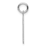 Sterling Silver/Rhodium-plated Polished Number 39 Charm - Image 2