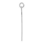 Sterling Silver Rhodium-plated Laser Designed Cross Pendant - Image 2