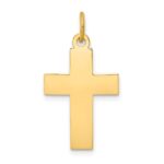 14k Polished Cross Pendant