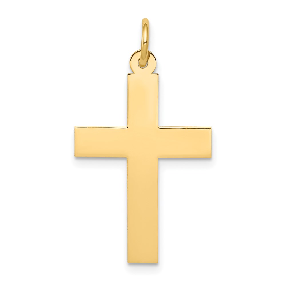 REL76.jpg 14k Polished Cross Pendant - Image 1