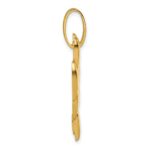 14k Polished Fancy Link Geometric Dangle Pendant - Image 2