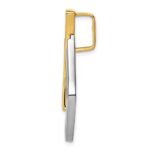 14k Two-tone Polished Slide Fits up to 6mm Regular/8mm Fancy or Reversible Omega - Image 2