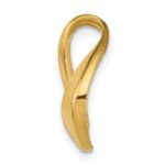 14K Polished Slide Fits up to 6mm Regular/8mm Fancy or Reversible Omega - Image 2