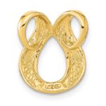 14k Polished Slide Fits up to 2mm Regular/4mm Fancy or Reversible Omega - Image 4