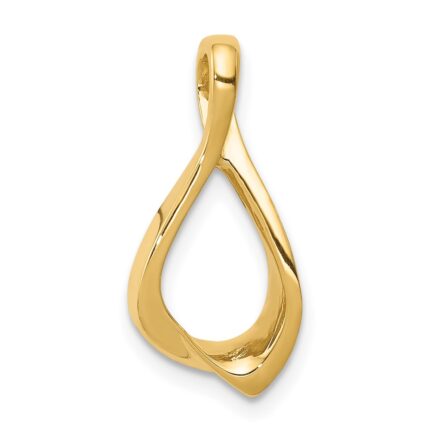 14k Polished Chain Slide