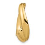 14K Polished Oval Slide Fits up to 8mm Regular/10mm Fancy or Reversible Omega - Image 2