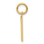 14k Small Polished Number 1 Charm - Image 2