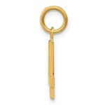 14k Small Polished Number 4 Charm - Image 2