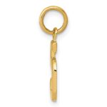 14k Small Polished Number 5 Charm - Image 2