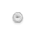 14k White Gold 5/8 carat Lab Grown Diamond VS+ F+ Round Complete Three Prong Stud Earrings - Image 6