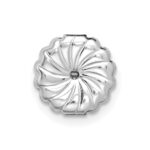 14k White Gold 4 carat Certified Lab Grown Diamond VS/SI+ G+ Princess Complete Four Prong Stud Earrings - Image 5