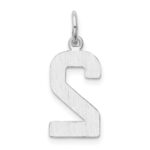 14kw  Medium Polished Number 2 Charm - Image 3