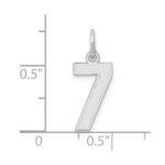 14kw Small Satin Number 7 Charm - Image 3