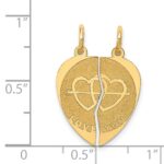 14k 2-Piece I LOVE YOU Charm - Image 3
