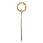 14K HAPPY ANNIVERSARY with Banner 16mm Engravable Disc Charm - Image 2