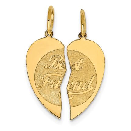 14K 2-piece BEST FRIEND Charm