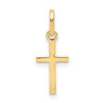 14k Small Cross Charm