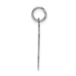 Sterling Silver Rhodium-plated Kid Charm - Image 2