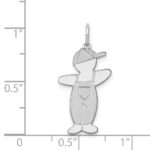 Sterling Silver Rhodium-plated Pee-Wee Cuddle Charm - Image 4