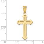 14k Passion Cross Pendant - Image 3