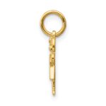 14k The Kids Mini Girl Hugs Charm - Image 2