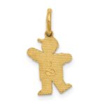 14k The Kids Mini Boy Kiss Charm - Image 4