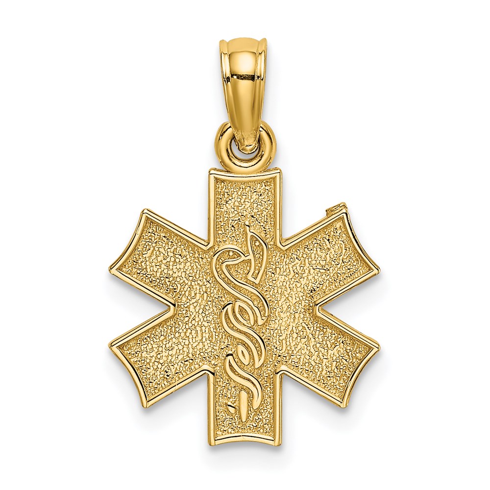 XM524.jpg 14k Medical Jewelry Symbol Charm - Image 1