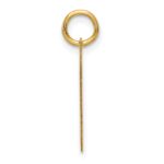 14k Plain .013 Gauge Engravable Rectangular 15.4x10.5mm Disc Charm - Image 2