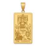 14ky The Chariot Tarot Card Pendant