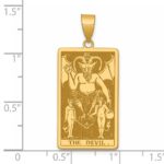 14ky The Devil Tarot Card Pendant - Image 4